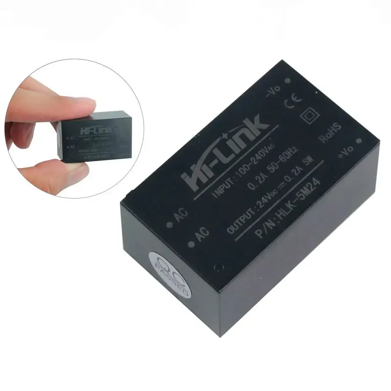 وحدة تغذية AC/DC من HI-LINK بالرقم HLK-5M24 خرج 24V بتيار 0.2A وقدرة 5W