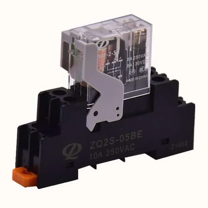 Q14F-2-SN Power Relay DPDT 8A 250VAC/30VDC 8-Pin with Socket