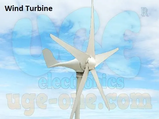 400W 12V Horizontal Wind Turbine Generator with 5 Blades and Charge Controller