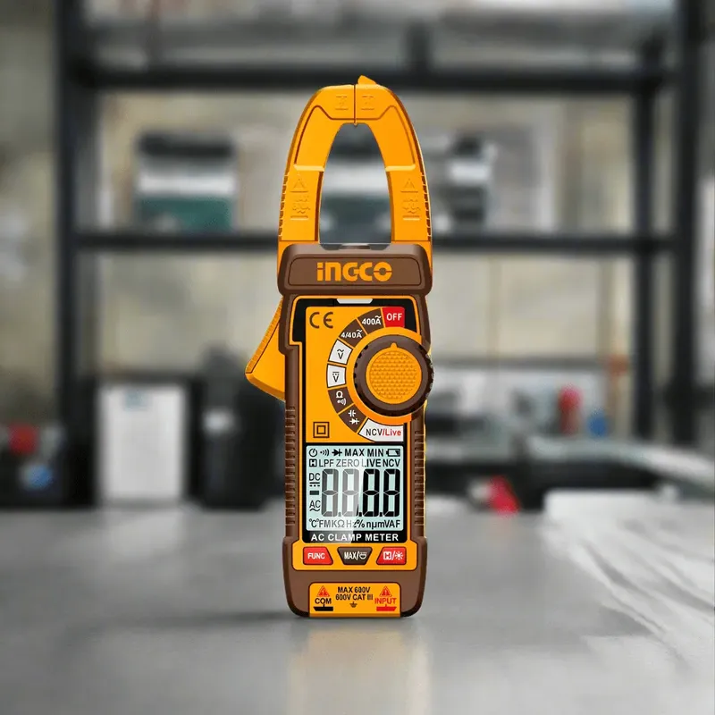 INGCO DCM62001 Digital AC Clamp Meter True RMS 400A