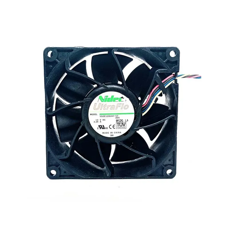 Nidec Ultra Flo V92E12BUA7-57 Cooling Fan 12VDC 3.24A 92x92x38mm