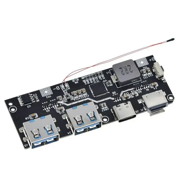 QC4+ PD3.0 Fast Charger Module 22.5W 5-Port USB Power Bank Board