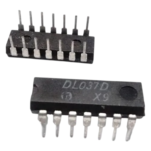 DL037D Quad 2-Input NAND Buffer IC DIP-14 (74LS37 Compatible)