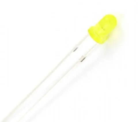 LED أصفر 2 مم