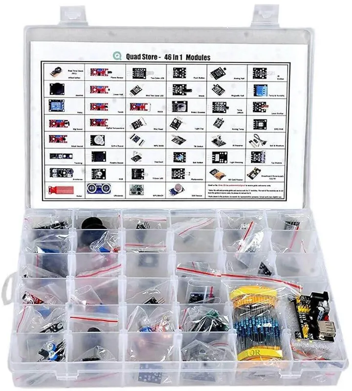 45-in-1 Sensor Modules Kit for Arduino