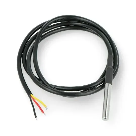 DS18B20 Waterproof Digital Temperature Sensor Probe with 1m Cable