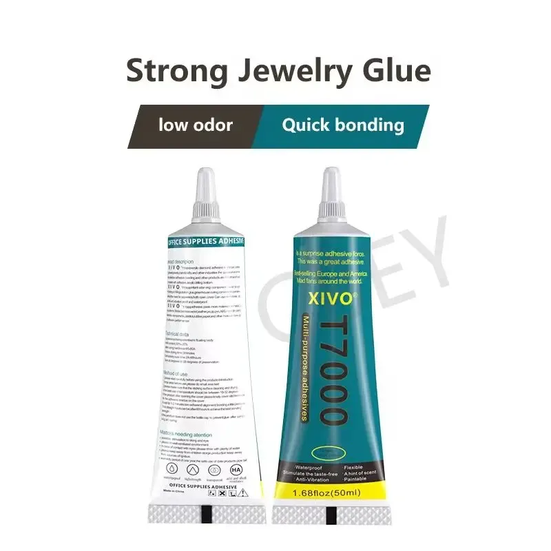 XIVO T7000 Black Waterproof Universal Adhesive Glue 50ml