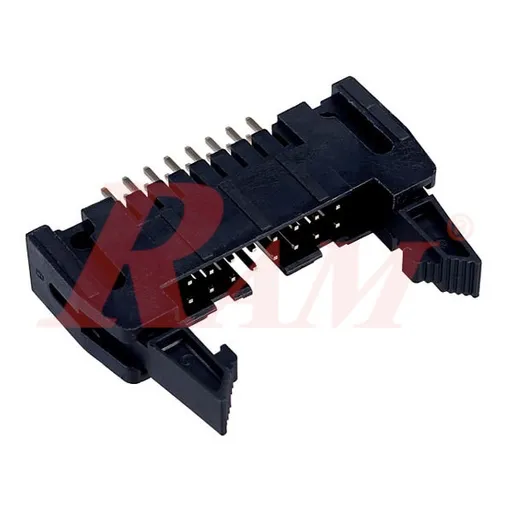 IDC16 Polarized Male Header with Latch, Straight (FRC-16)