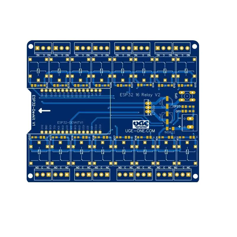 16-Channel Relay Module for ESP32 IoT Development Board 5V