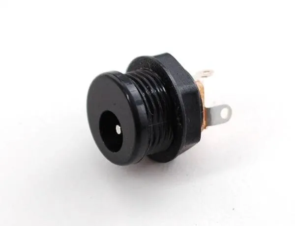 DC Barrel Power Jack Panel Mount 2.1mm for Panels up to 8mm