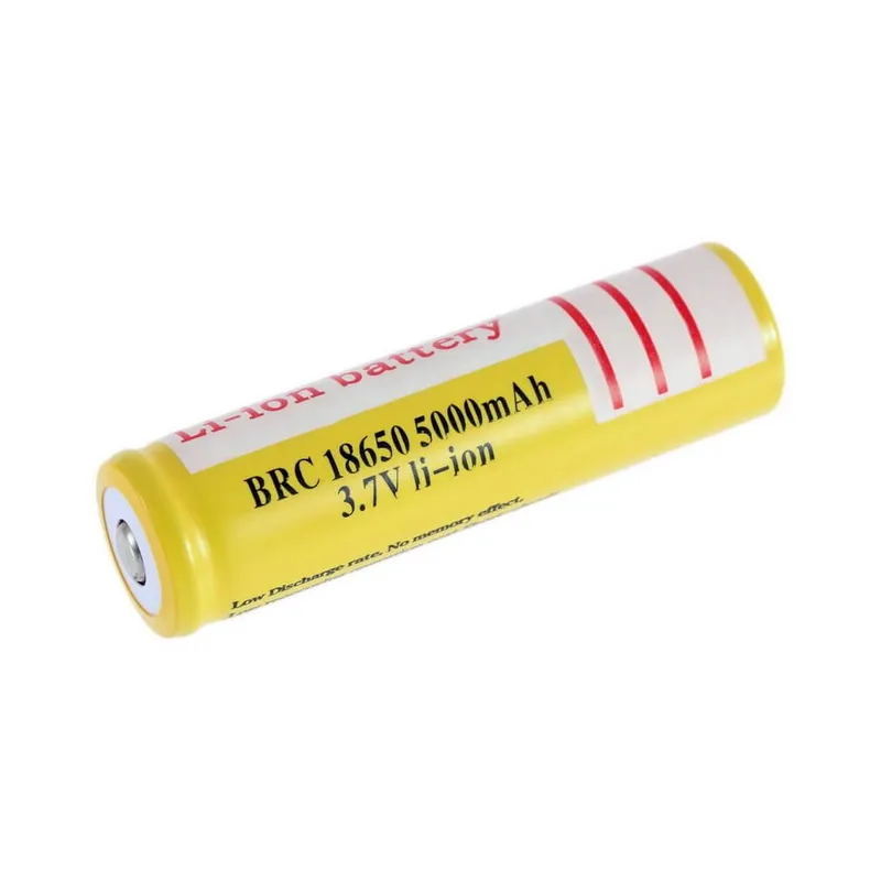 بطارية ليثيوم أيون BRC 18650 قابلة للشحن 3.7 فولت، سعة مختبرة 1200 mAh