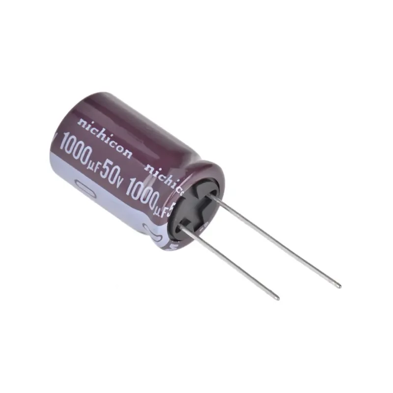 NICHICON 1000uF 50V Aluminum Electrolytic Capacitor 13x26mm