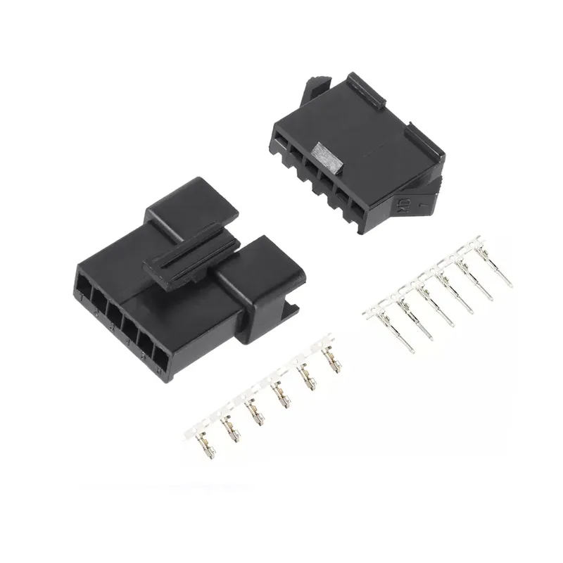 JST SM 2.5mm Male-Female Housing & Crimp Terminal 6 Pin