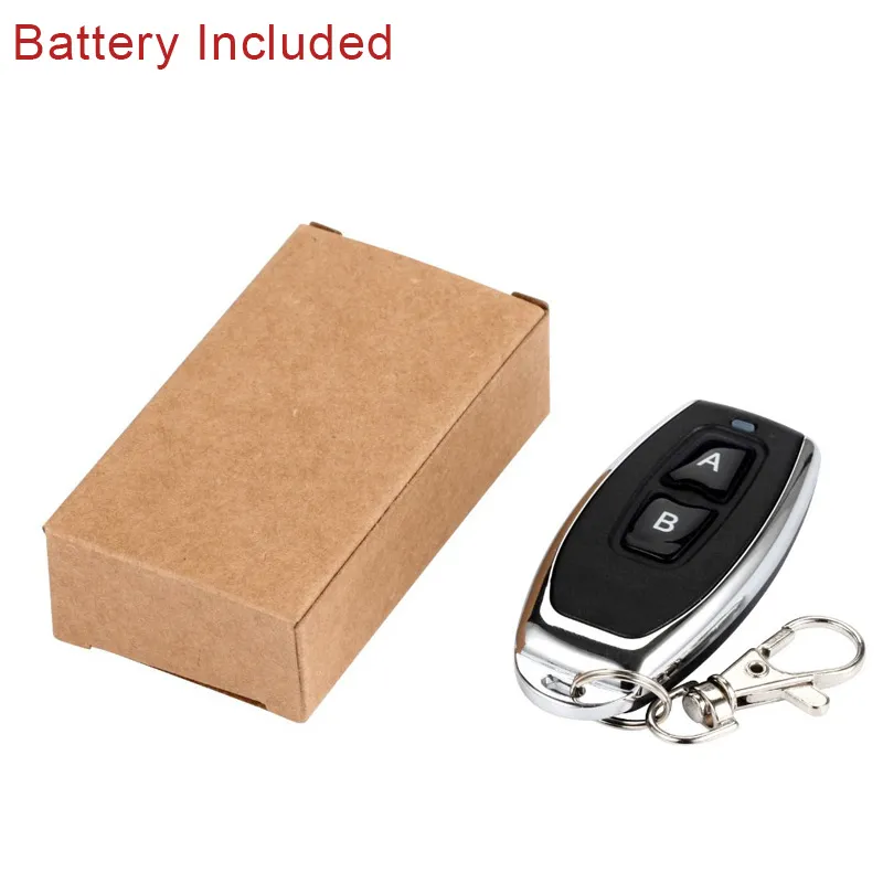 433MHz 2-Button 2-Channel RF Remote Control Transmitter