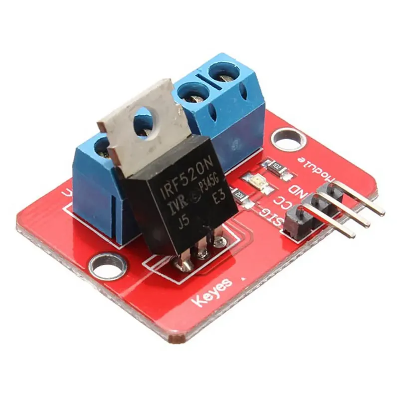 وحدة تشغيل IRF520 MOSFET للتحكم بـ PWM (حمل حتى 24 فولت)