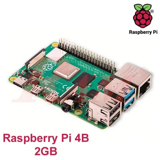 حاسوب Raspberry Pi 4 Model B بذاكرة 2 جيجابايت