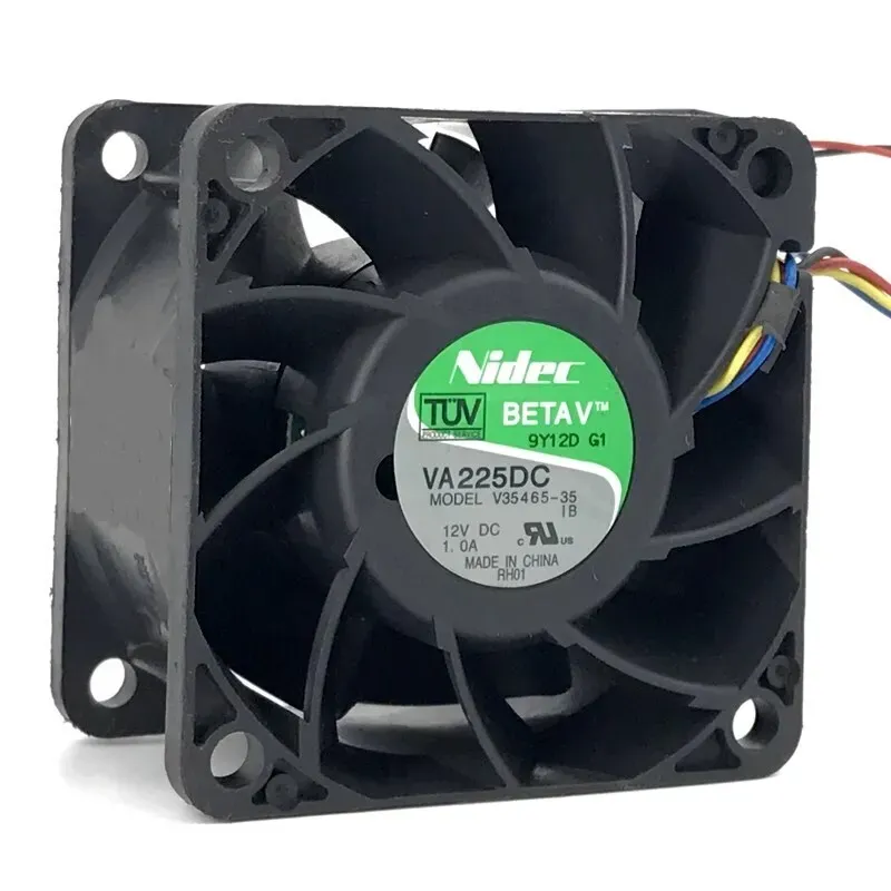 Nidec VA225DC DC Fan 12V 1A 60x60x38mm 4-Pin
