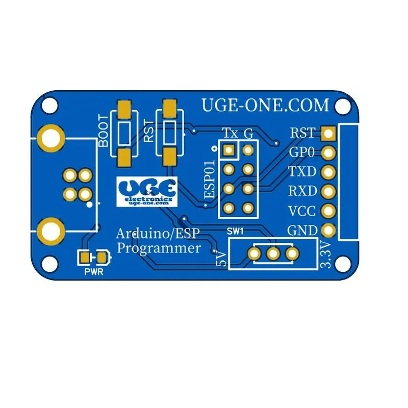 PCB for CH340C USB ESP ISP Programmer