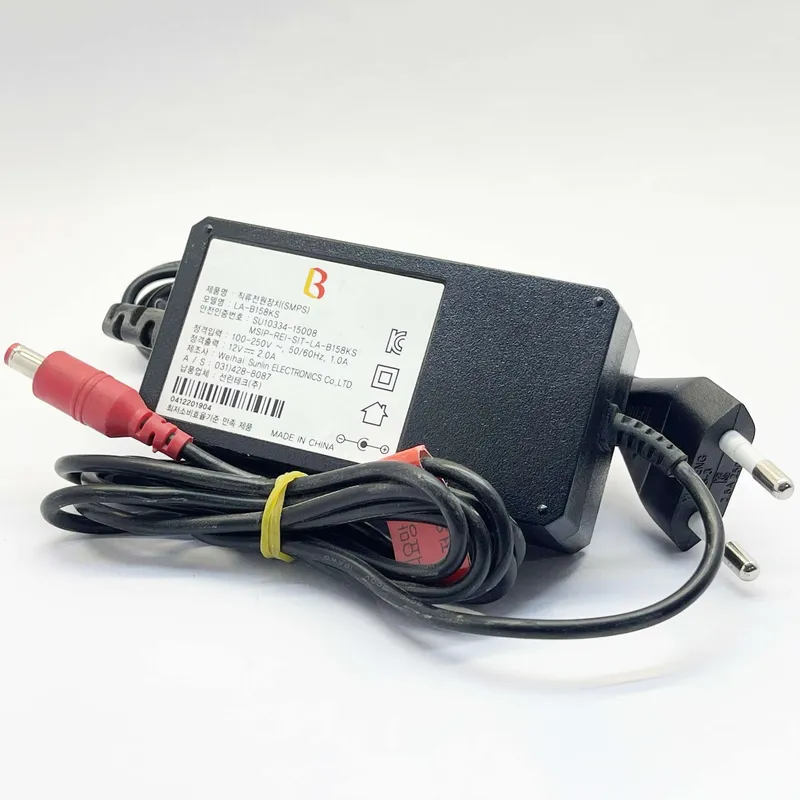 12V 2A DC Power Adapter with 5.5×2.5mm Barrel Jack
