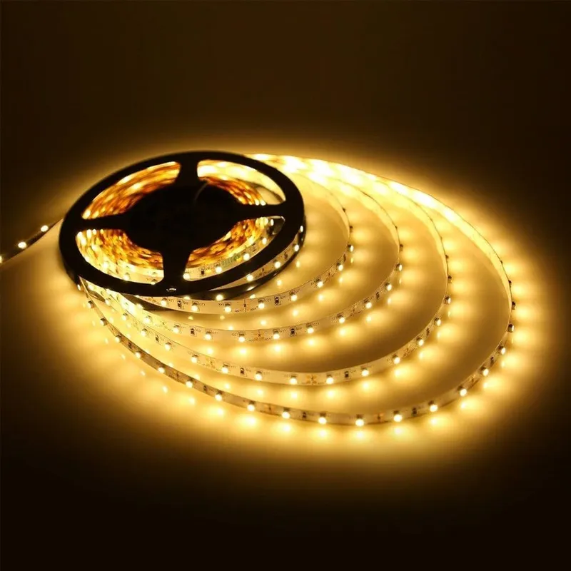 LED Strip 12V 3000K Warm White SMD2835 60LED/m 7W/m IP25 10m