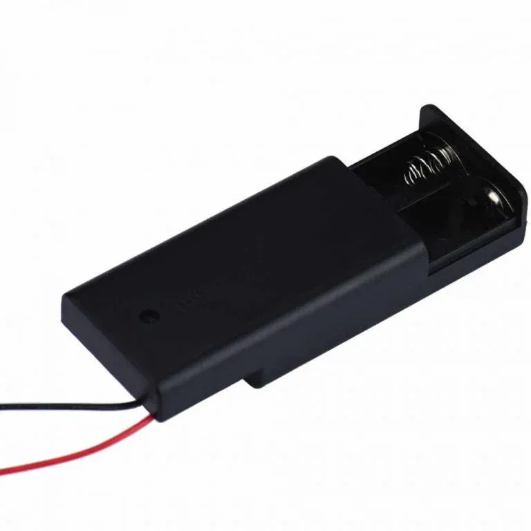 2 x AA Battery Holder with Cover and ON/OFF Switch 3V