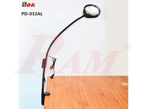 PD-032AL 10X Glass Long Magnifier with Adjustable LED Light