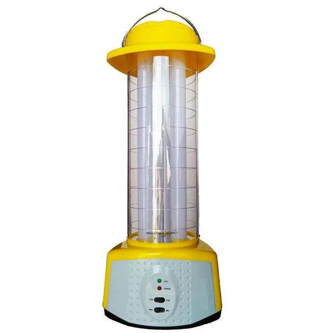 مصباح طوارئ قابل لإعادة الشحن بثلاثة مصابيح أصفر PLD-330