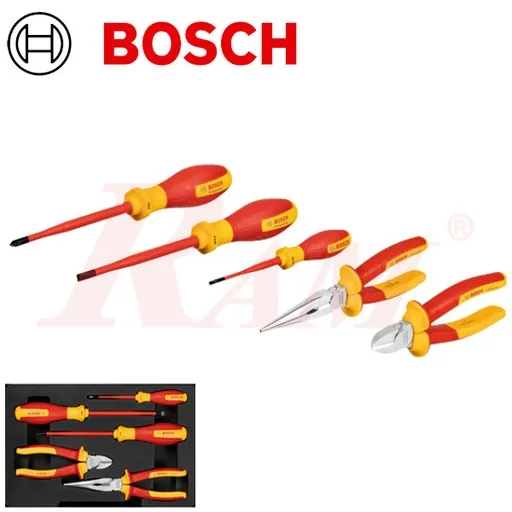 BOSCH VDE Insulated Hand Tools Mixed Set 5 pcs, 1000V