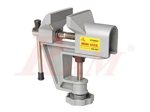 RH001 Small Aluminum Table Vise Movable Bench Vise