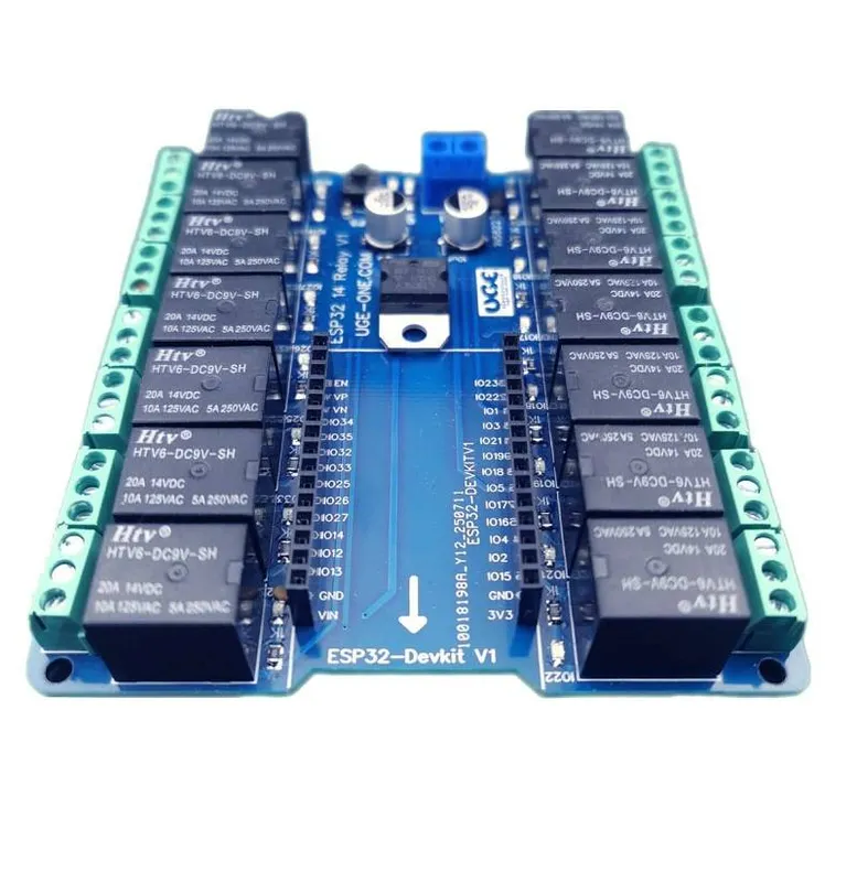 14-Channel Relay Module for ESP32 IoT Development Board