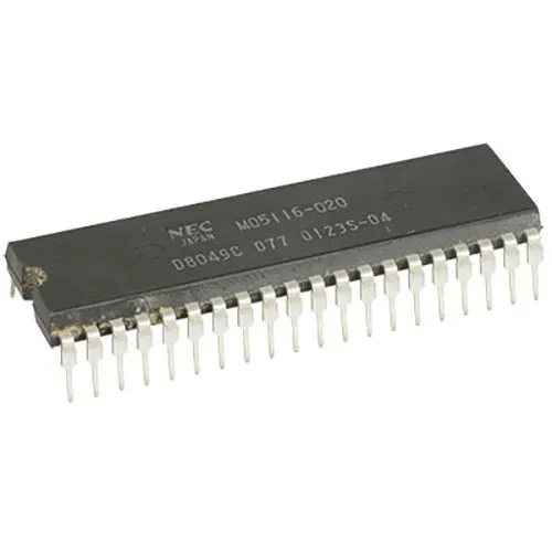 متحكم دقيق NEC D80C49C بعرض 8 بت بتقنية CMOS وغلاف DIP-40