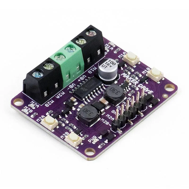 Cytron MAKER-DRIVE Dual H-Bridge DC Motor Driver 1A (2.5–9.5V)