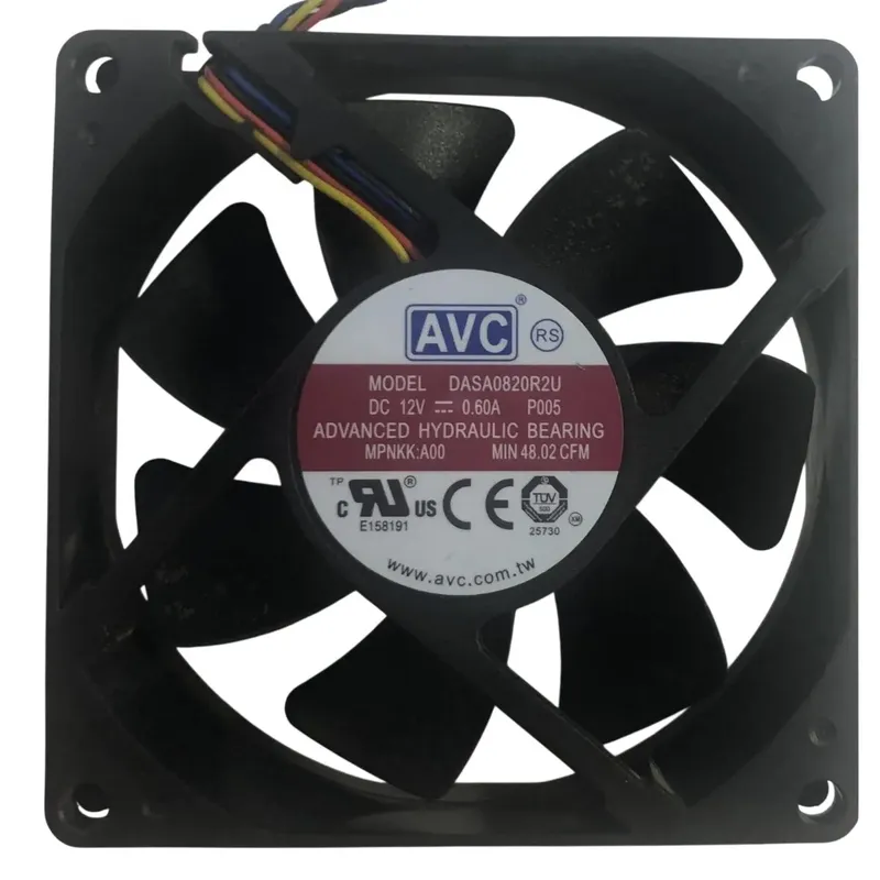 AVC DASA0820R2U DC Fan 12V 0.6A 80x80x25mm