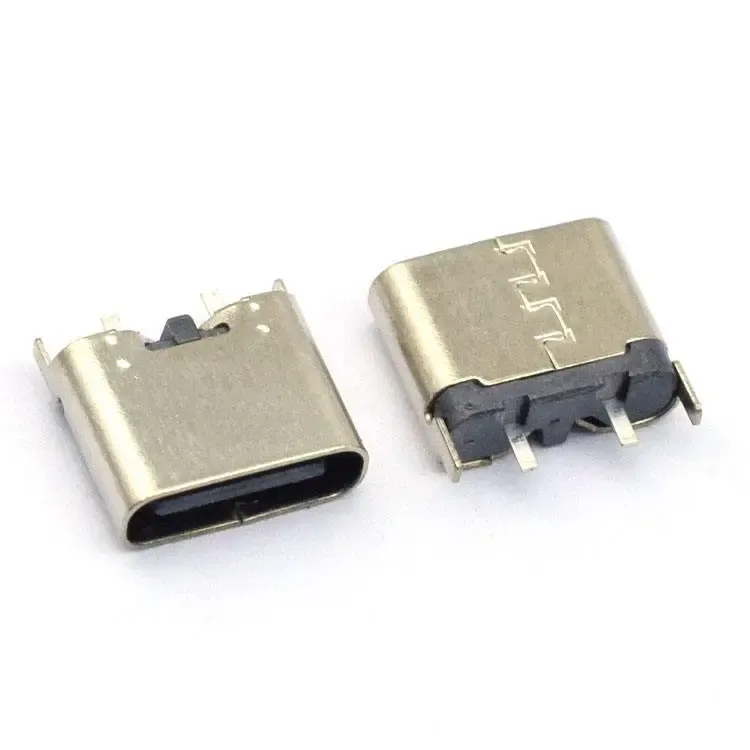 USB Type-C 2-Pin Vertical Female Jack Connector