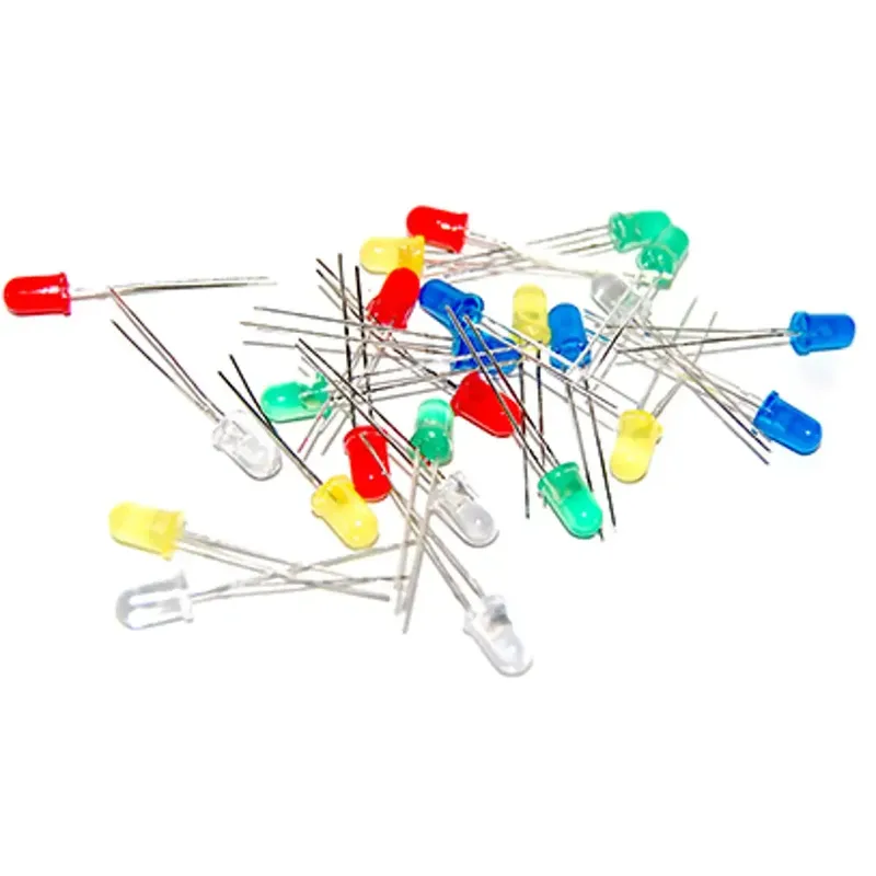 LS-00016 Multi-Colored 5mm LED Assortment Set, 25 pcs