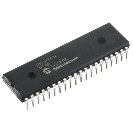 PIC16F884-I/P 8-bit Microcontroller 20MHz PDIP-40