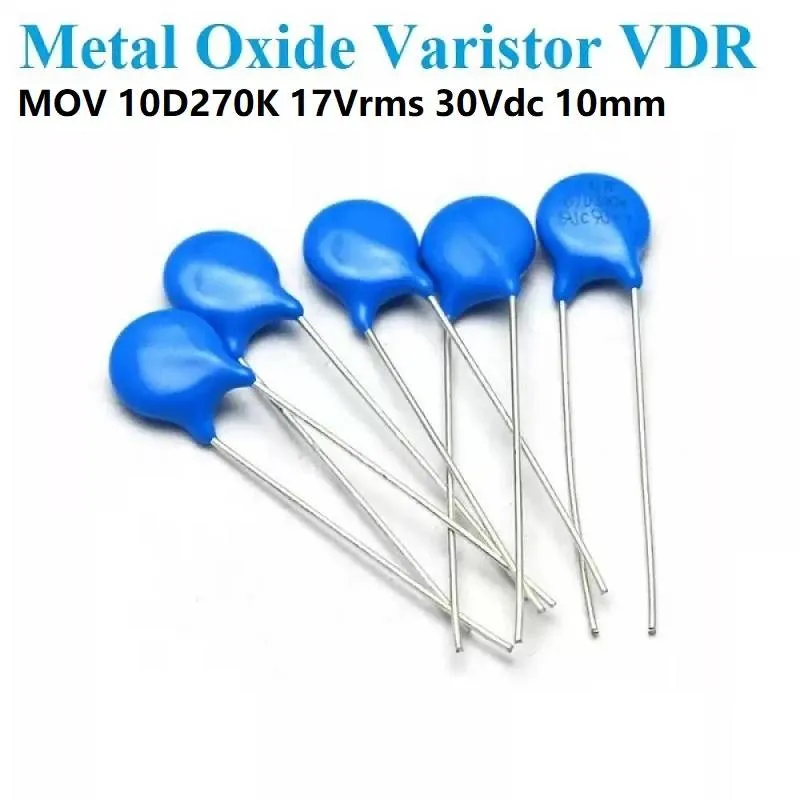 10D270K Metal Oxide Varistor (MOV) 27V, 10mm Disc