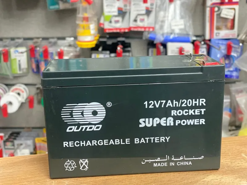 OUTDO Rocket 12V 7Ah Lead-Acid Rechargeable Battery