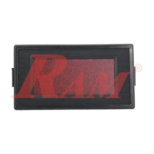Digital Panel Voltage Meter DC 0-200 VDC, Red Display, 79x42 mm