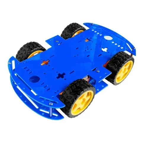 هيكل روبوت رباعي الدفع 4WD بمقاس 26×15 سم