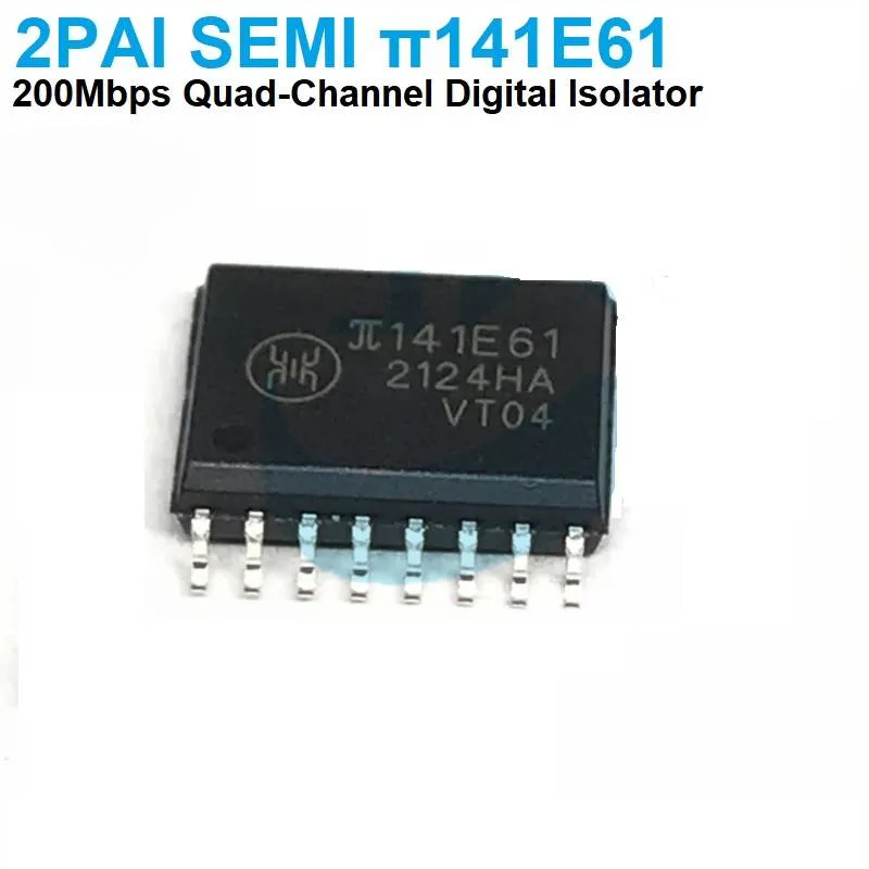 π141E61 Quad-Channel 200 Mbps Digital Isolator (ISO7241CDW Alternative)