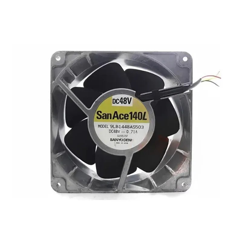 SANYO DENKI 9LB1448AS505 48V 0.71A 140x140x50mm DC Cooling Fan