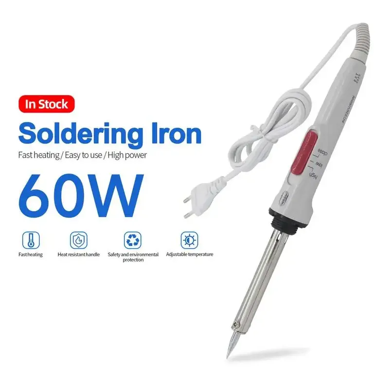 Adjustable Soldering Iron 220V 60W with High/Low Switch