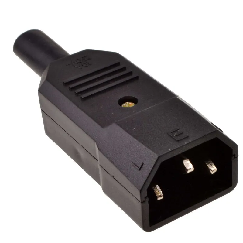 CP-22S 250V Rewireable Male AC Power Plug with Brass Contacts