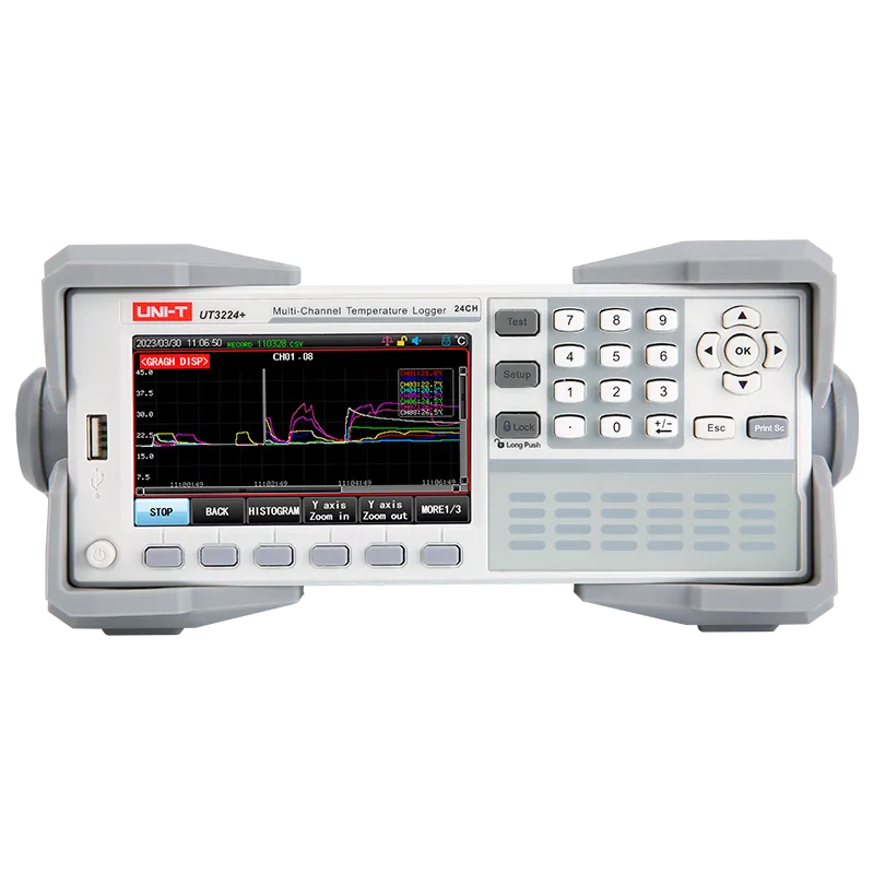جهاز قياس الحرارة متعدد القنوات UNI-T UT3224+ بـ 24 قناة