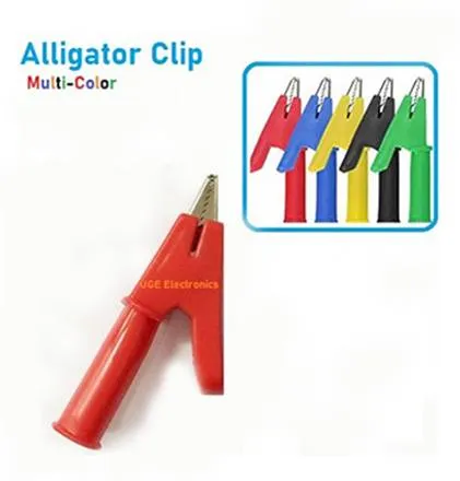 Alligator Test Clip 10mm Jaw with 4mm Banana Plug Entry, 30A