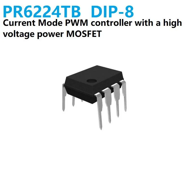 PR6224TB مفتاح طاقة PWM بنمط التيار بغلاف DIP-8