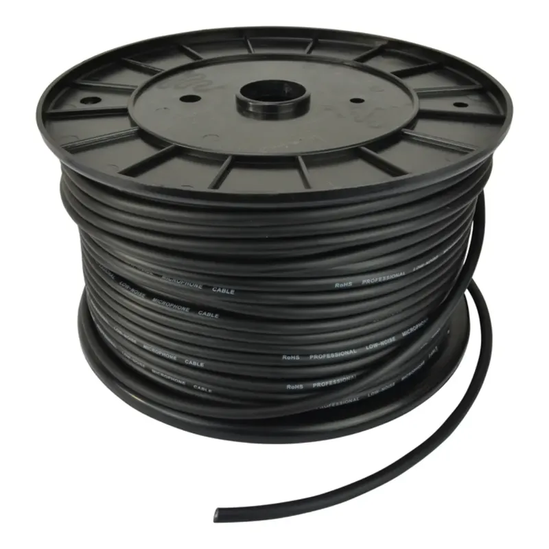 DMS-189 Microphone Cable 2x0.10mm Black 1m