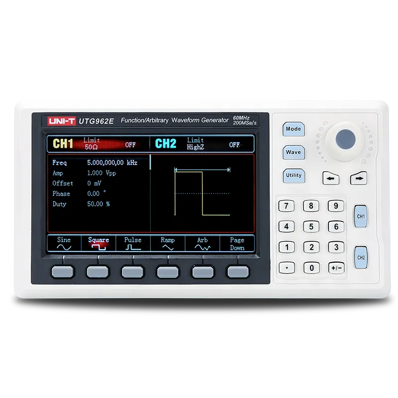 UNI-T UTG962E 60MHz Dual-Channel Arbitrary Waveform Generator
