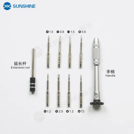 SUNSHINE SS-5108 10-in-1 Precision Screwdriver Set